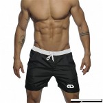 Malavita Men's Swim Shorts Beach Shorts Swim Trunks Dry Fit Trunks with Pockets Black B07B8DG937